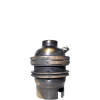 Lampholder B22 Antique Brass with Shade Ring 10mm Threaded Entry