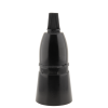 Lampholder B22 Black With Shade Skirt and Nylon Cord Grip