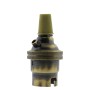 Plain Skirt B22 Lampholder in Antique Brass Finish with Nylon Cord Grip BC-B22d-Bayonet Cap