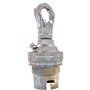 Lampholder B22 Silver Nickel with Shade Ring, Chain Loop