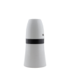 Lampholder B22 White With Shade Skirt and 10mm Threaded Entry
