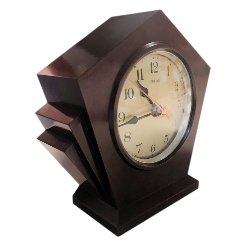 Vintage Ferranti Clock Model 3 Converted to Silent Quartz Battery Operation Vintage Ferranti Clock Model 3 Converted to Silent Quartz Battery Operation