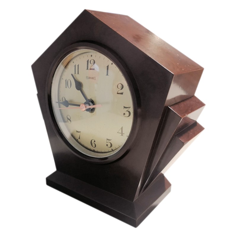 Vintage Ferranti Clock Model 3 Converted to Silent Quartz Battery Operation Vintage Ferranti Clock Model 3 Converted to Silent Quartz Battery Operation