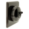 Vintage Crabtree Bakelite Light Switch on a Matching Flush Panel Plinth 2Way