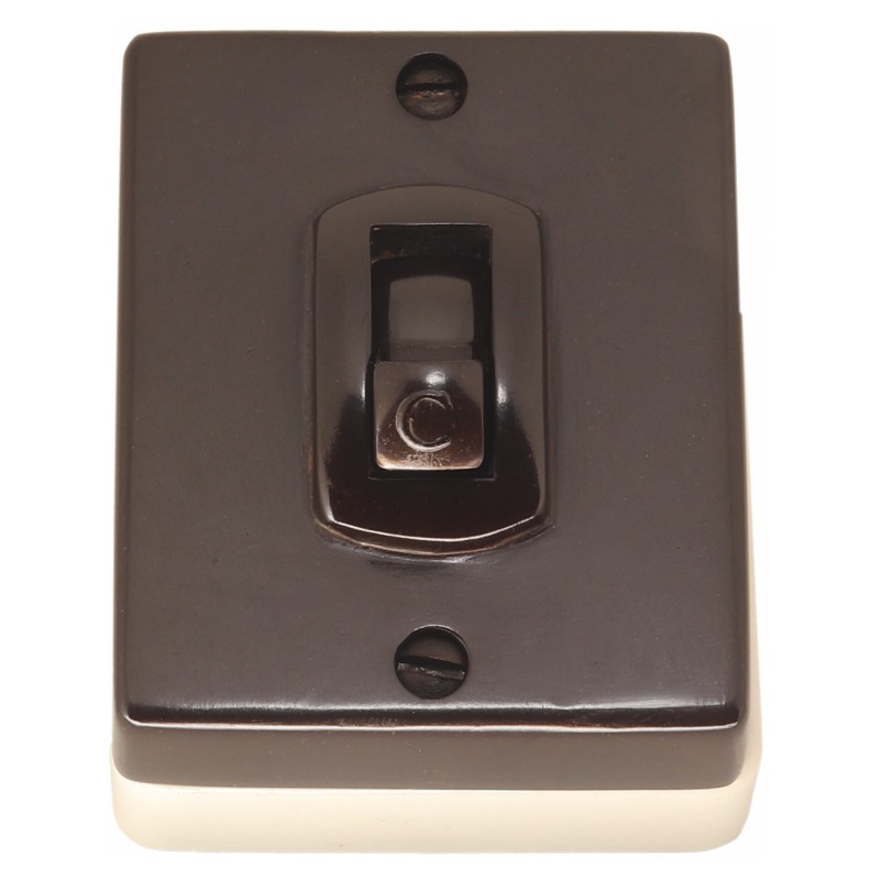 Crabtree Bakelite Architrave Light Switch, 1Way, 5Amp 230VAC