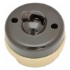 GEC Brown And Ivory Bakelite Toggle Light Switch GEC Brown And Ivory Bakelite Toggle Light Switch