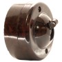 Goltone Mottled Brown Bakelite Toggle Light Switch