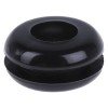 10Pack Black PVC 10mm Cable Grommet for Maximum of 6.4mm Cable Dia. 10Pack Black PVC 10mm Cable Grommet for Maximum of 6.4mm Cable Dia.