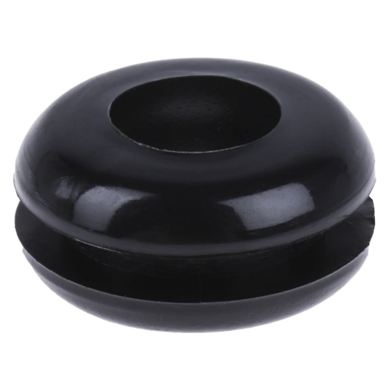10Pack Black PVC 10mm Cable Grommet for Maximum of 6.4mm Cable Dia. 10Pack Black PVC 10mm Cable Grommet for Maximum of 6.4mm Cable Dia.