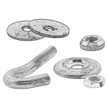 Art Deco Style Flycatcher Bowl Shade Hook