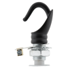Deco Styled Ceiling Rose and Bulb Holder Hook in Black Deco Styled Ceiling Rose and Bulb Holder Hook in Black