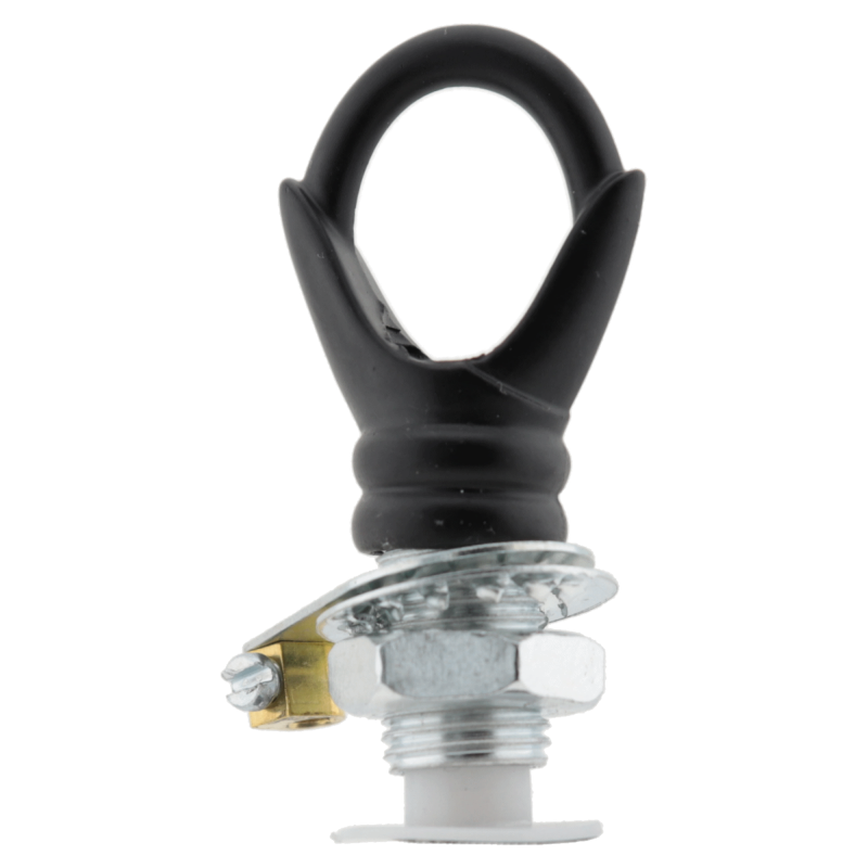 Deco Styled Ceiling Rose and Bulb Holder Loop in Black Deco Styled Ceiling Rose and Bulb Holder Loop in Black
