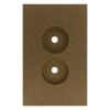 MDF Rectangle Switch Mount Pattress 2Gang 