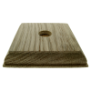 Solid Oak Switch Mount Pattress 1Gang for 1 Switch
