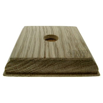 Solid Oak Switch Mount Pattress 1Gang for 1 Switch