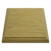 Solid Oak Switch Mount Pattress 4Gang for 4 Switches
