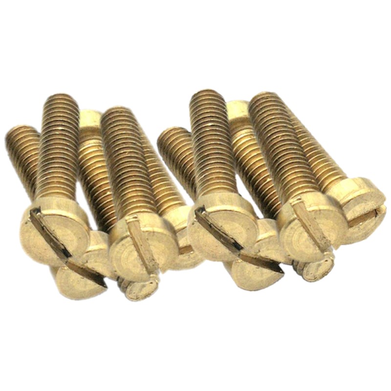 Aged Brass Slotted Cheese Head Screw M2.5 x 10mm (10 Pack) Aged Brass Slotted Cheese Head Screw M2.5 x 10mm (10 Pack)