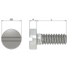 Aged Brass Slotted Cheese Head Screw M2.5 x 10mm (10 Pack) Aged Brass Slotted Cheese Head Screw M2.5 x 10mm (10 Pack)
