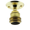 E27 Batten Lampholder in Raw Brass Finish