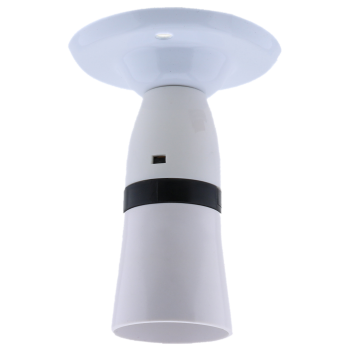 B22 Skirted Batten Lampholder in White