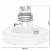 Straight Batten Lamp Holder BC-B22 in Antique Brass Finish