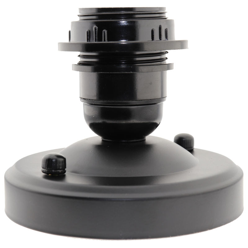 Large E27 Batten Lampholder in Black Bakelite Large E27 Batten Lampholder in Black Bakelite