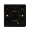 Dark Brown Surface Mount Pattress Back-Box -1-Gang-25mm Dark Brown Surface Mount Pattress Back-Box -1-Gang-25mm