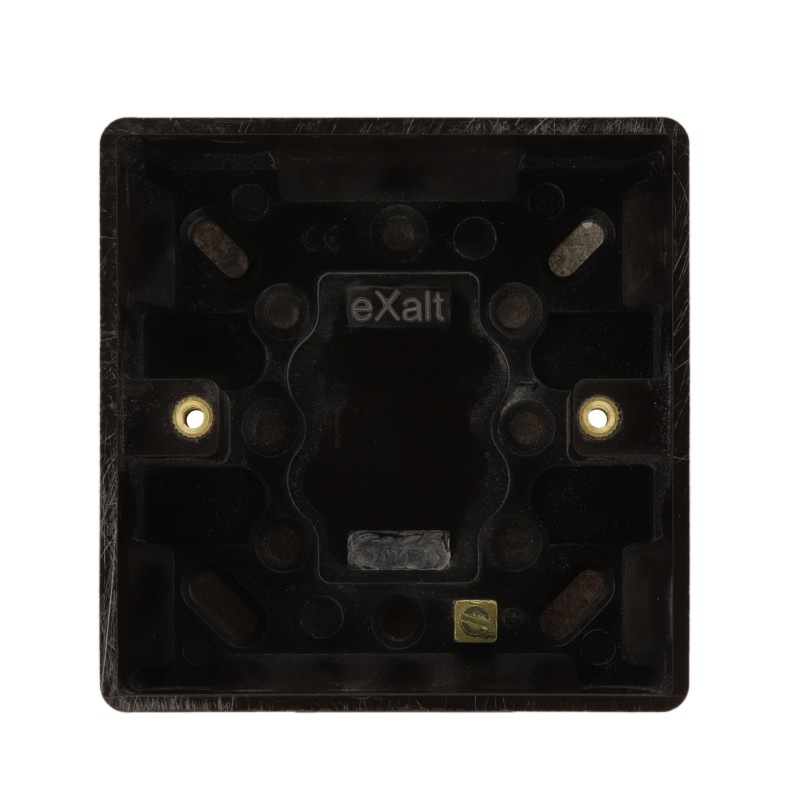 Dark Brown Surface Mount Pattress Back-Box -1-Gang-25mm Dark Brown Surface Mount Pattress Back-Box -1-Gang-25mm