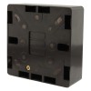 Dark Brown Surface Mount Pattress Back-Box -1-Gang-25mm Dark Brown Surface Mount Pattress Back-Box -1-Gang-25mm
