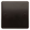 Dark Brown Blanking Plate -1 Gang