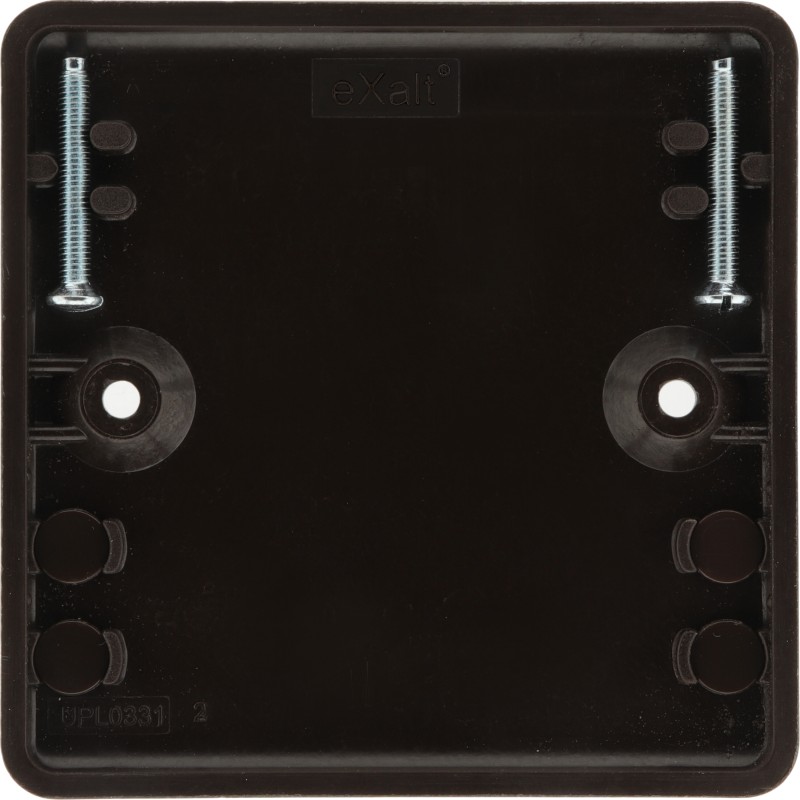 Dark Brown Blanking Plate -1 Gang