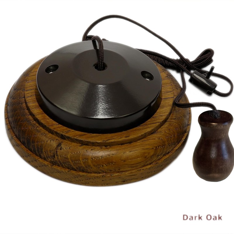 Bakelite and Oak Ceiling Pull Switch in Classical Period Styling and a Low Profile Dark Oak Finish Bakelite and Oak Ceiling Pull Switch in Classical Period Styling and a Low Profile Dark Oak Finish