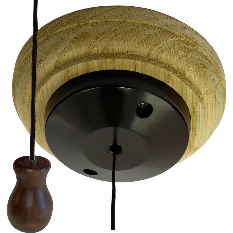 Bakelite and Oak Ceiling Pull Switch in Classical Period Styling and a Low Profile Natural Oak Finish Bakelite and Oak Ceiling Pull Switch in Classical Period Styling and a Low Profile Natural Oak Finish