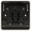 Dark Brown Wall Switch -2 Way-3 Gang-10 Amp