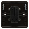 Dark Brown Wall Switch -Intermediate-4 Way-1 Gang-10 Amp