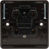 Dark Brown 45 Amp DP Switch with Neon Lamp