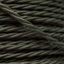 Cloth Braided Twisted Wire UK Made 3Core 3Amp in Khaki Green