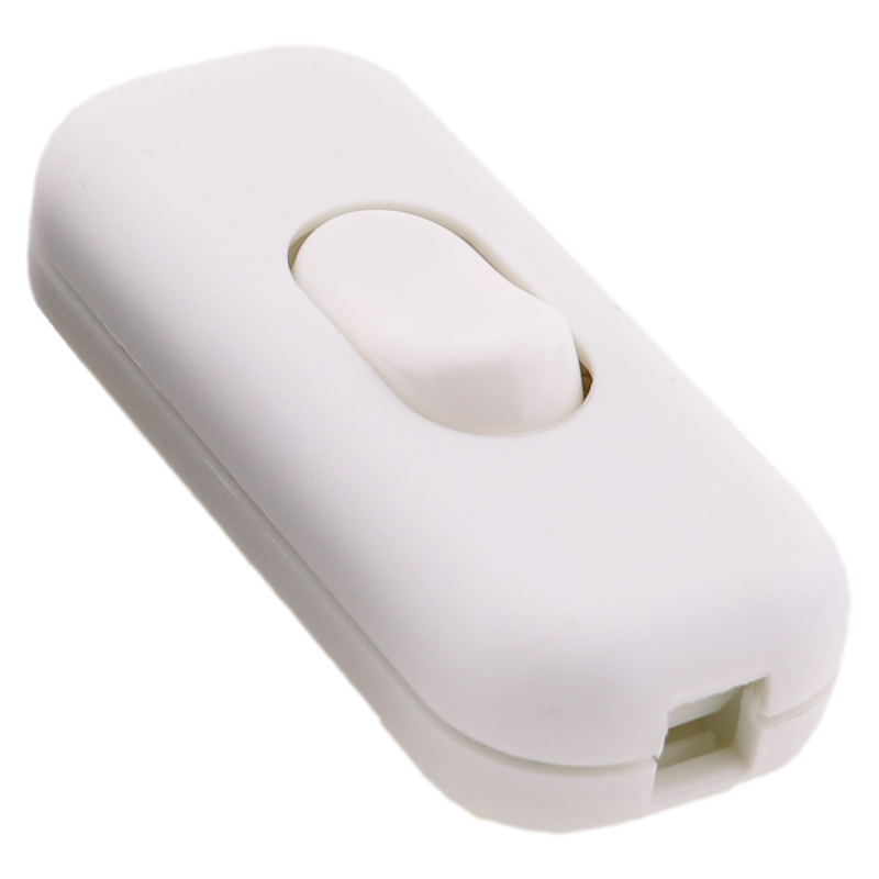 Small In-line Rocker Switch 3 Wire 1 Way in White Small In-line Rocker Switch 3 Wire 1 Way in White