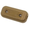 Small In-line Rocker Switch 3 Wire Dual Pole in Gold