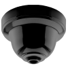 Black Bakelite Ceiling Pendant Kit with B22 Black Traditional Lampholder and Dusky Pink Flex