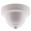 Pendant Kit with Applied White Bakelite Ceiling cup E27 Antique Brass Finish Lampholder and Mocha Applied White Flex