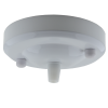 Large Ceiling Rose with Nylon Cord Grip in Gloss White Large Ceiling Rose with Nylon Cord Grip in Gloss White