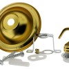 Small Ceiling Rose with Deco Style Hook in Polished Brass Effect