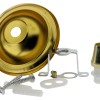 Small Ceiling Rose with Metal Cord Grip in Polished Brass Effect Small Ceiling Rose with Metal Cord Grip in Polished Brass Effect