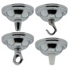 Small Ceiling Rose with Metal Cord Grip in Silver Nickel Effect Small Ceiling Rose with Metal Cord Grip in Silver Nickel Effect