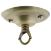 Ceiling Rose with Deco Style Loop in Antique Brass Effect Ceiling Rose with Deco Style Loop in Antique Brass Effect