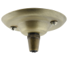 Ceiling Rose with Metal Cord Grip in Antique Brass Effect