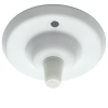 Ceiling Rose with Nylon Cord Grip in Gloss White Finish Ceiling Rose with Nylon Cord Grip in Gloss White Finish