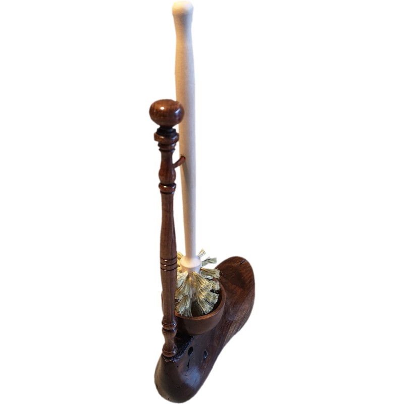 Vintage Shoe Last Toilet Cleaning Brush Holder Vintage Shoe Last Toilet Cleaning Brush Holder