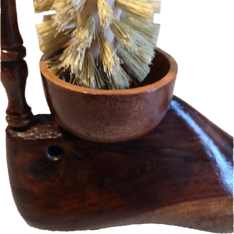 Vintage Shoe Last Toilet Cleaning Brush Holder Vintage Shoe Last Toilet Cleaning Brush Holder
